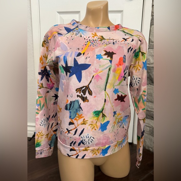 Kaitlin Johnson x Gorman Wildflower Sweatshirt in Multicolor AU Size 6 US 2 XXS - Picture 1 of 16